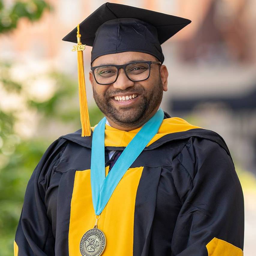 Praveen Pedapudi, PHSU MSMS Graduate, RRT